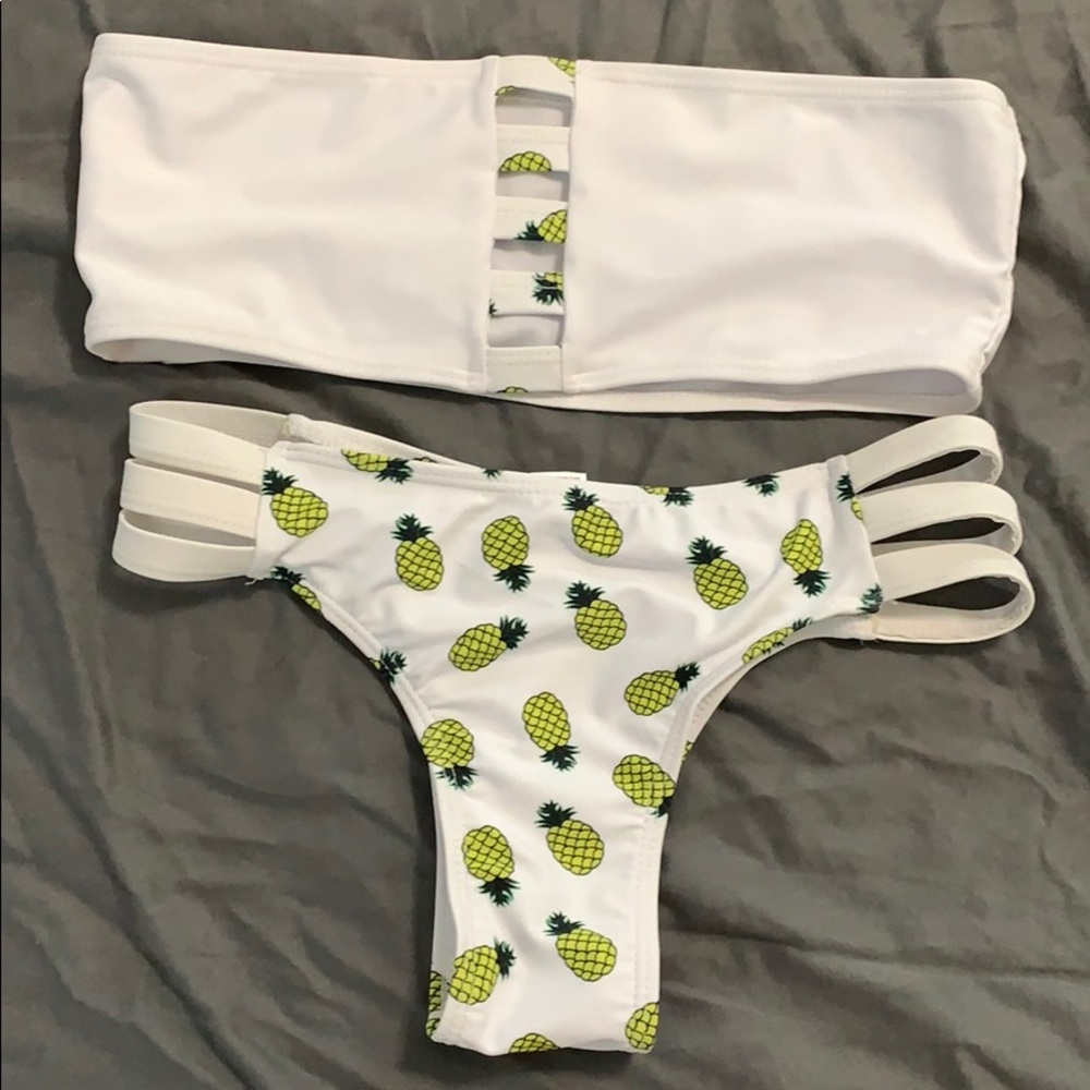 Shein pineapple bikini